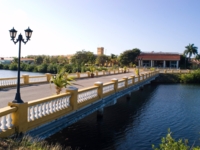 Panoramic hotel view