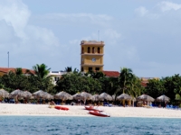 Panoramic hotel & beach view