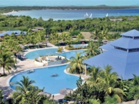 Panoramic hotel & pool view