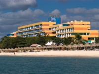 Panoramic hotel & beach view