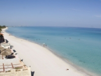 Panoramic beach view