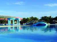 Panoramic pool view