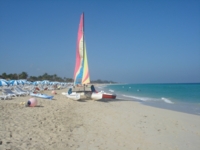 Panoramic beach view