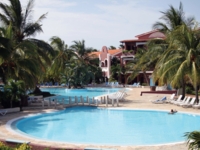 Panoramic pool view