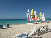 Panoramic beach view