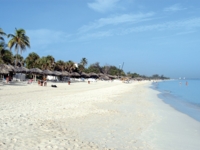 Panoramic beach view