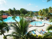 Panoramic pool view