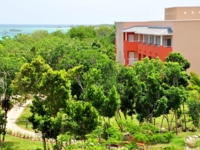 Panoramic hotel view