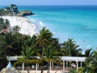 Panoramic beach view