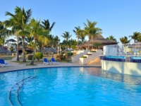 Panoramic pool view