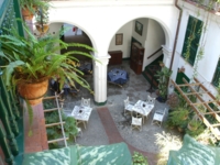 Inside patio view