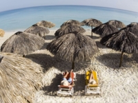 Panoramic beach view