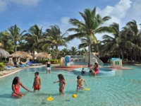 Children's activities at the pool