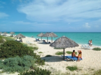 Panoramic beach view