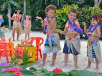 Children's activities at the beach