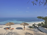 Panoramic Las Caleticas beach view