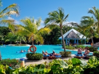 Panoramic pool view