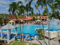 Hotel's pool panoramic view