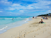 Hotel's beach panoramic view