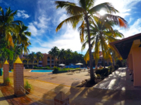 Hotel's pool panoramic view