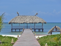 Panoramic beach view