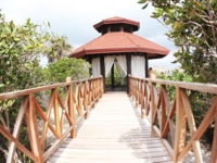 Weddings gazebo at the beach