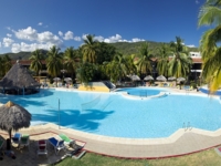 Panoramic pool view