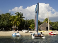 Panoramic beach view