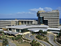 Panoramic hotel view