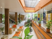 Panoramic lobby view