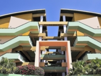Panoramic aparthotel view