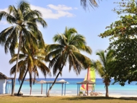 Panoramic beach view