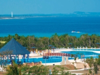 Panoramic pool view