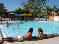 Panoramic pool view