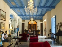 Panoramic lobby & reception view