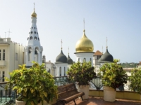 Hotel terrace view