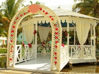 Wedding's gazebo at the hotel