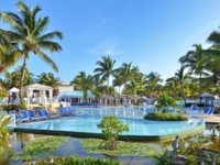 Panoramic hotel & pool view