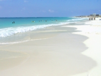 Panoramic beach view