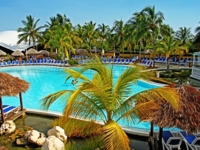 Panoramic pool view