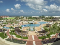 Panoramic pool view