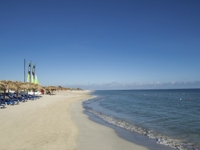 Panoramic beach view