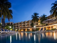 Panoramic pool view