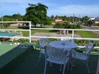 House terrace with city view