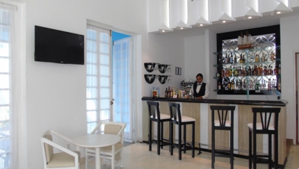 Hotel`s Lobby bar view