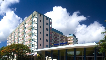 Panoramic hotel view