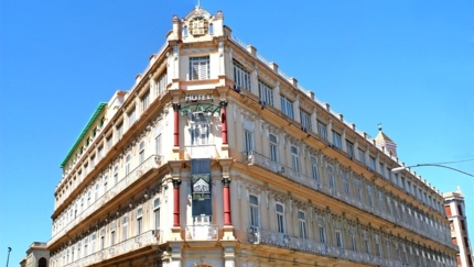 Panoramic hotel view