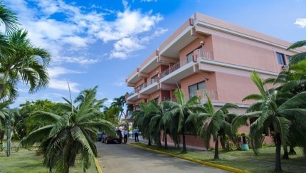 Panoramic hotel view