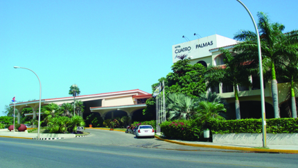 Panoramic hotel view