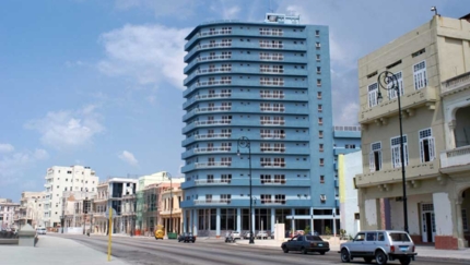 Panoramic hotel view